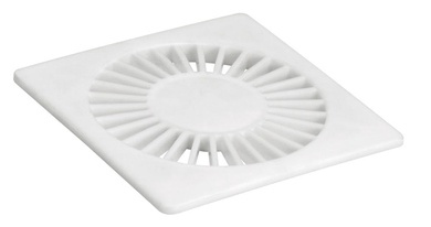 GRELHA N82 QUADRADA RADIAL BRANCO 100 AMANCO