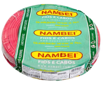 FIO NAMBEIFLEX 750V 6,00MM VERMELHO NAMBEI