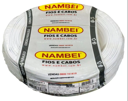 FIO NAMBEIFLEX 750V 6,00MM BRANCO NAMBEI