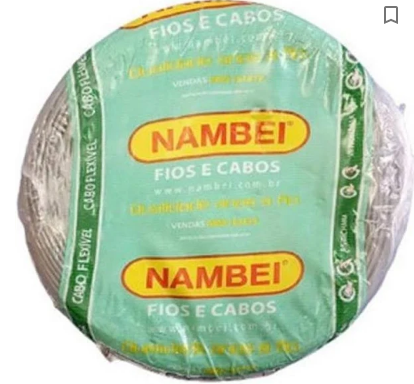 FIO NAMBEIFLEX 750V 1,5MM CINZA NAMBEI