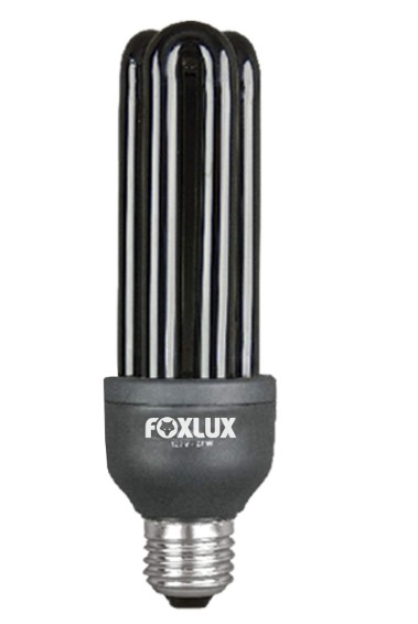 LAMPADA COMPACTA LUZ NEGRA 27W 127V - FOXLUX