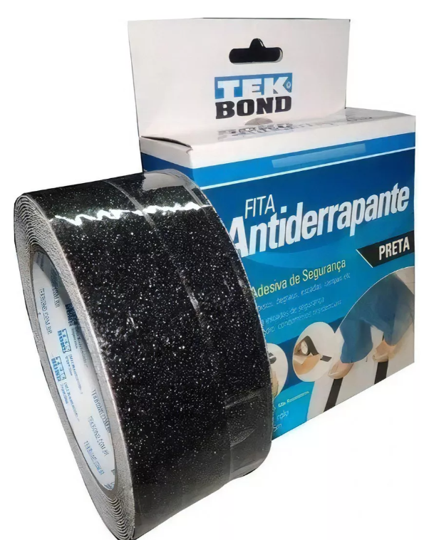 FITA ADESIVA ANTIDERRAPANTE PRETA 50X5 -T...