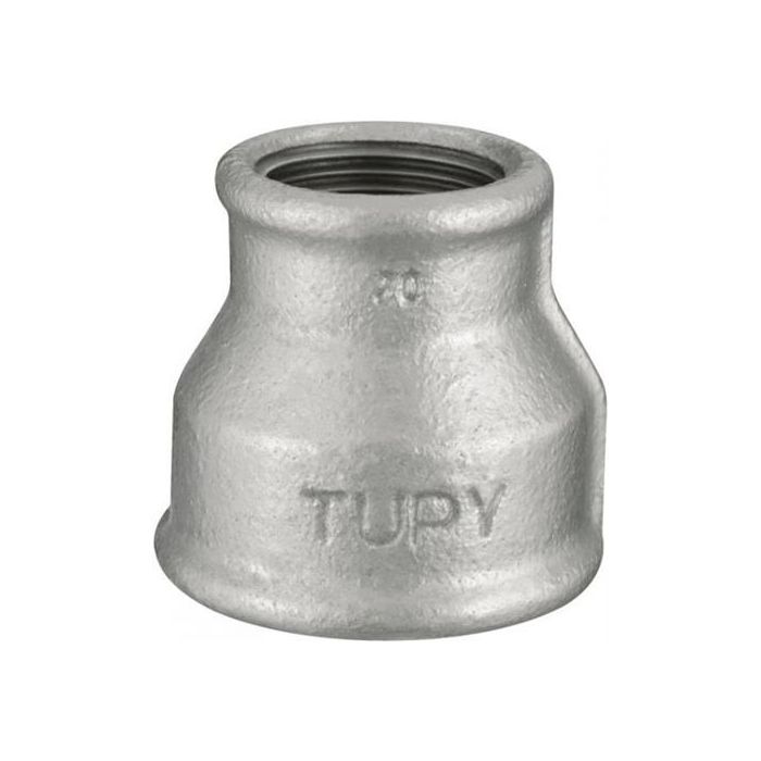 LUVA REDUÇAO GALVANIZADO BSP  1X1/2 TUPY