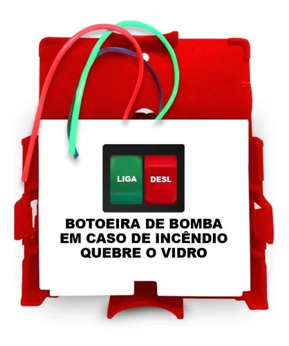 BOTOEIRA DE ALARME DE BOMBA CITY FIRE