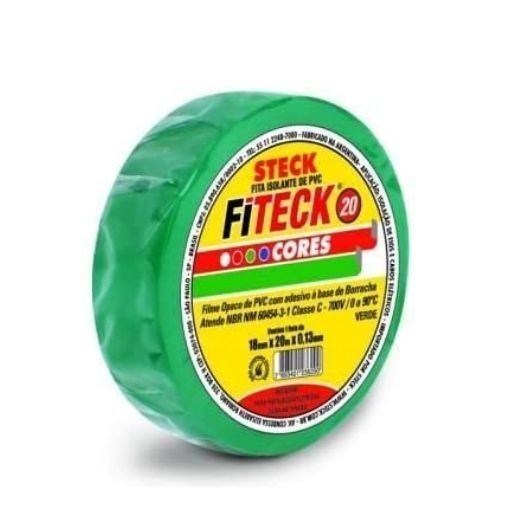 FITA ISOLANTE 18X20M VERDE STECK