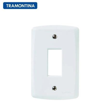 PLACA 4X2 1P VERTICAL LUX2 BRANCA TRAMONTINA